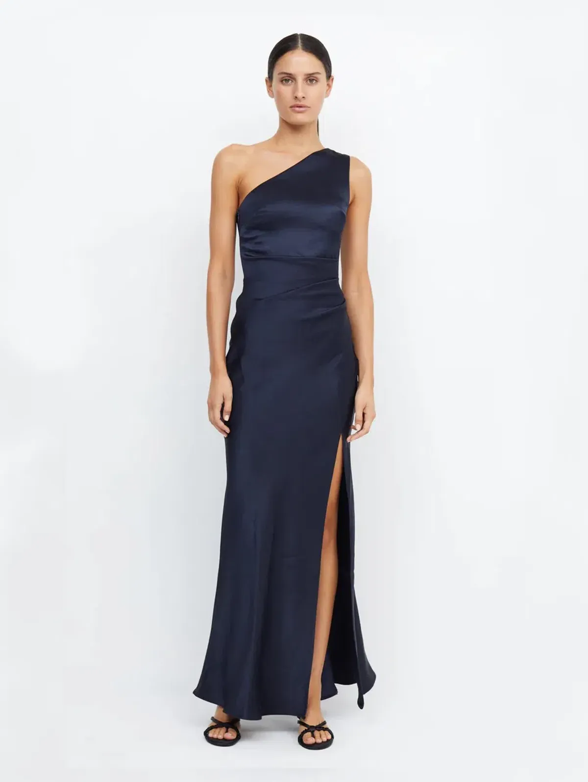 Bec & Bridge The Dreamer Asym Dress in Ink Navy Size 10 for rent on The Volte - main image