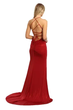 Tania Olsen Milton Gown in Red Size 6 for rent on The Volte - image 3
