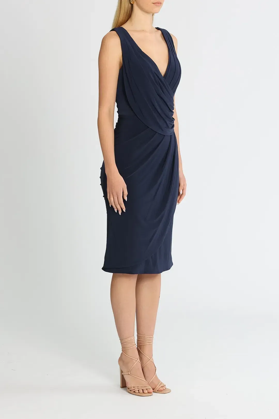 Tania Olsen Delta Dress in Navy Size 12 for rent on The Volte - main image