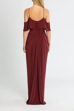 Tania Olsen Arianna Gown in Wine Size 10 for rent on The Volte - image 3