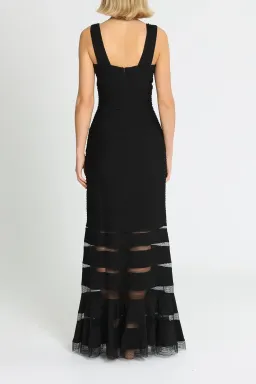 Tadashi Shoji Annika Dress in Black Size 8 for rent on The Volte - image 3