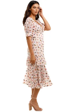 Talulah Follow You Midi Dress Floral Size 8 for rent on The Volte - image 2