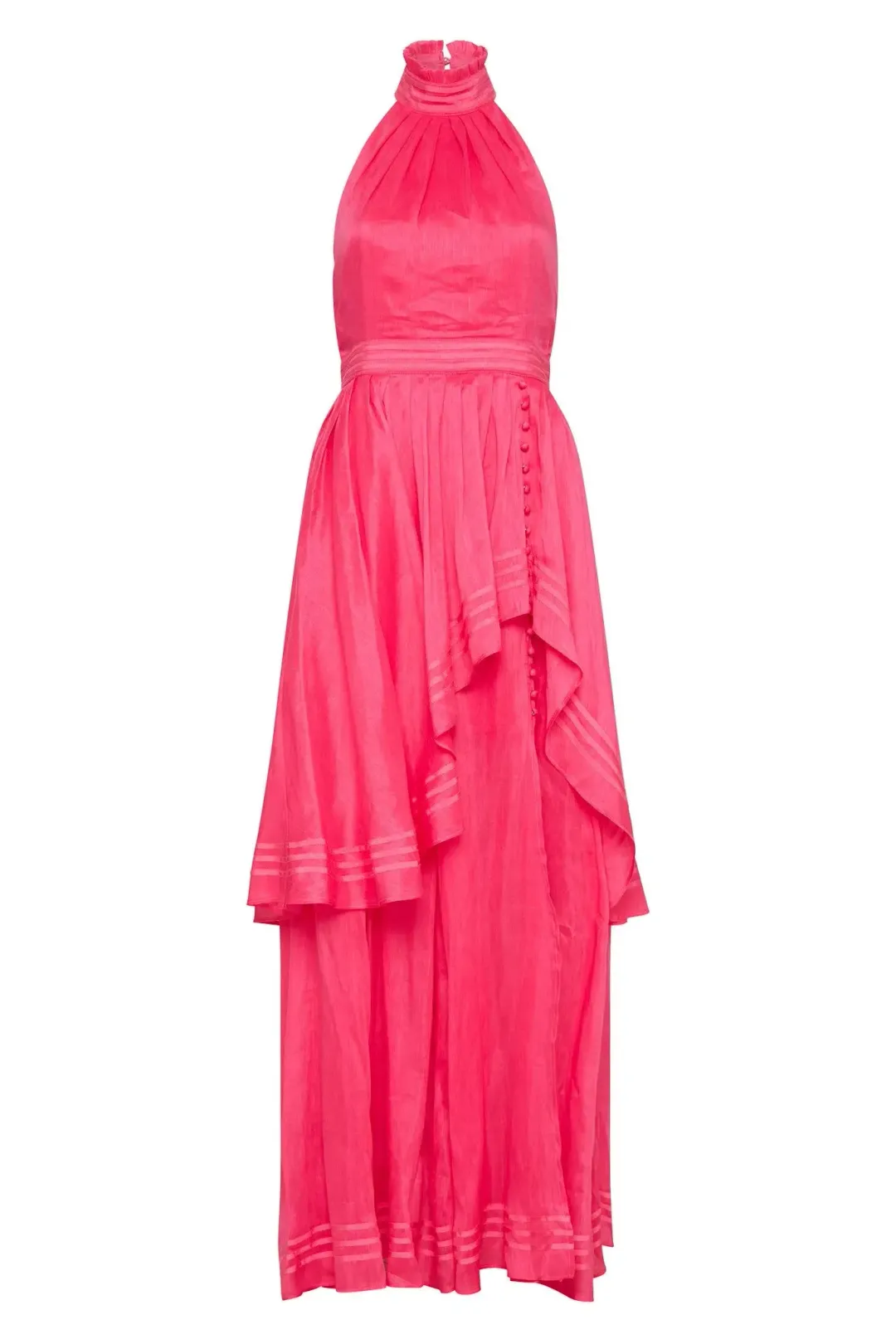 Aje Sienna Maxi Dress Berry Pink Size 6 for rent on The Volte - main image
