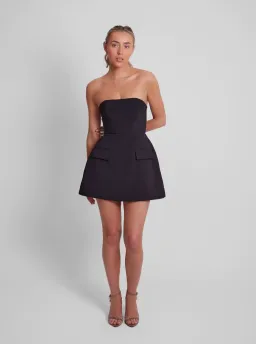 Odd Muse The Ultimate Muse Strapless Mini Dress in Black Size S / AU 8 for rent on The Volte - image 1