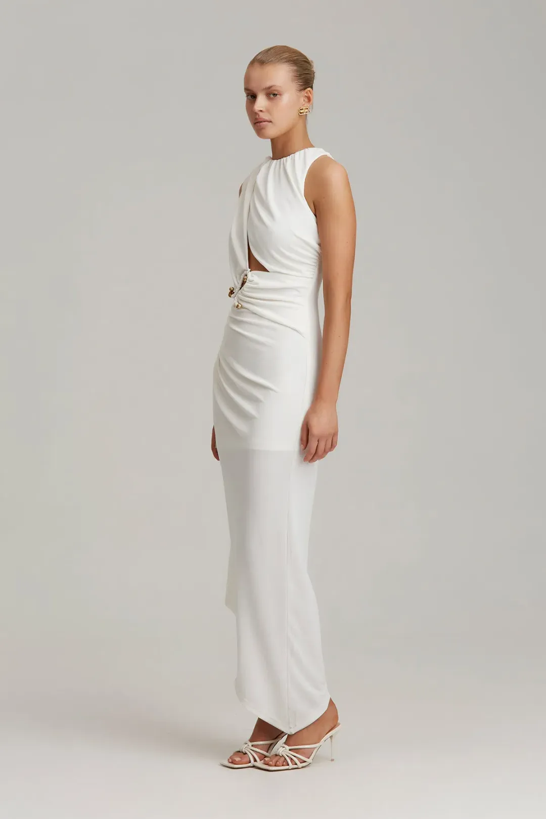 C/MEO Collective Entropy Dress White Size 8 for rent on The Volte - main image