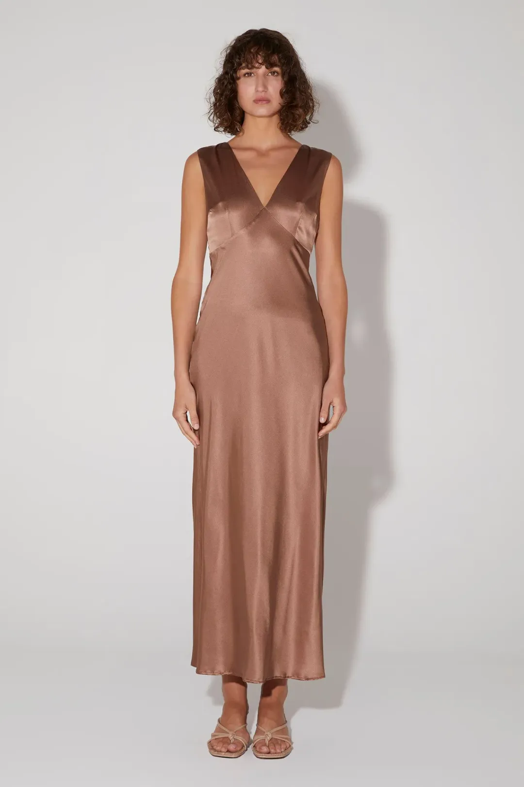 Hansen and Gretel Jessa Dress Brown Size XS/ AU 6 for rent on The Volte - main image