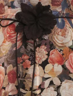 Zimmermann Luminosity Lift Off Flower Midi Dress Morisot Black Floral Print Size 16/4 for rent on The Volte - image 4