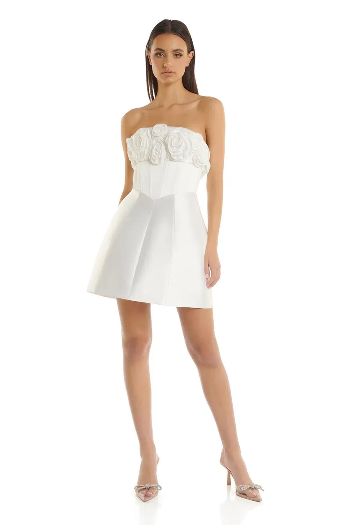 Eliya The Label Tehanni Dress White Size XS / AU 6 for rent on The Volte - main image