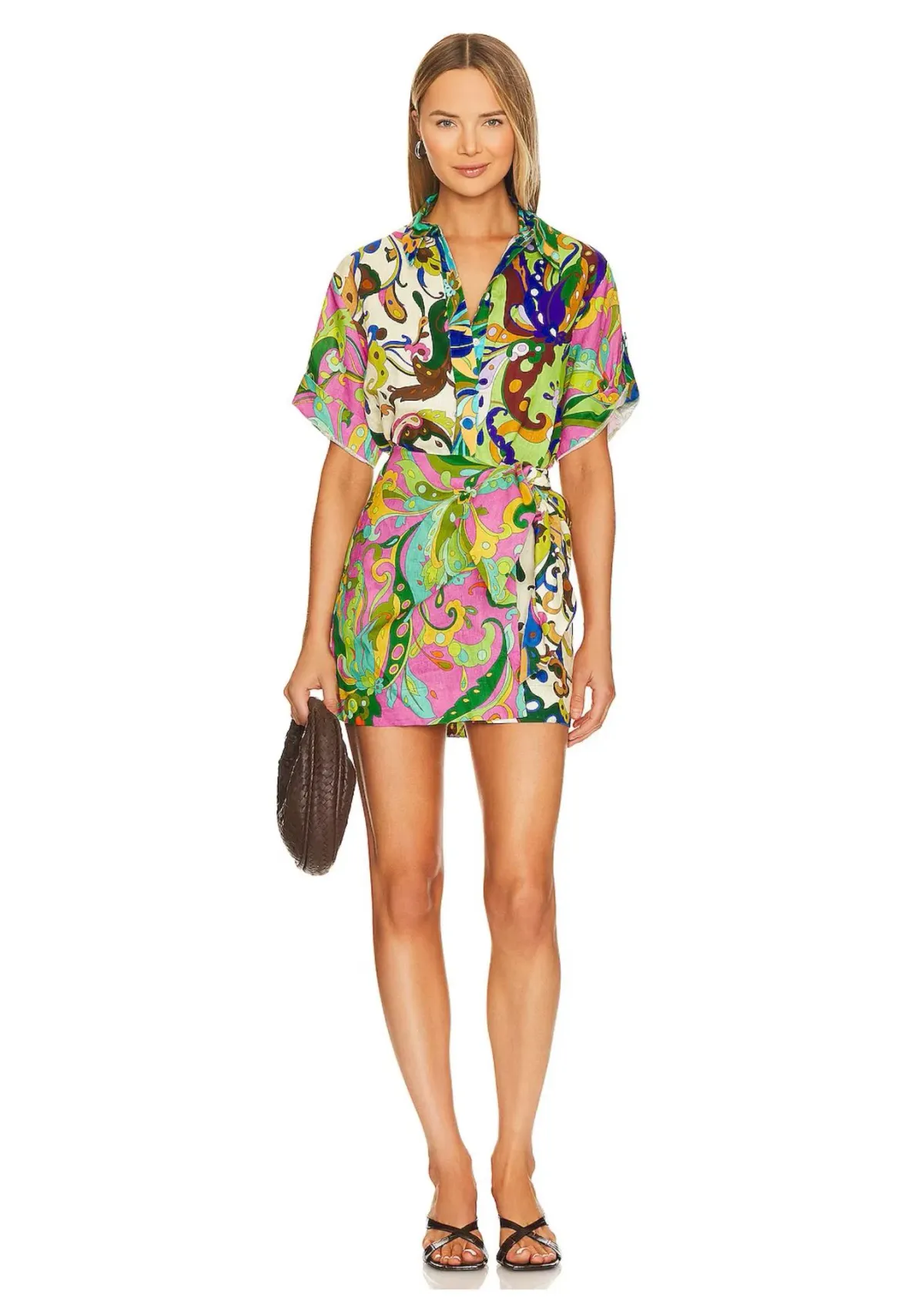 Alemais Yvette Sarong Skirt Multi Size 6 for rent on The Volte - main image