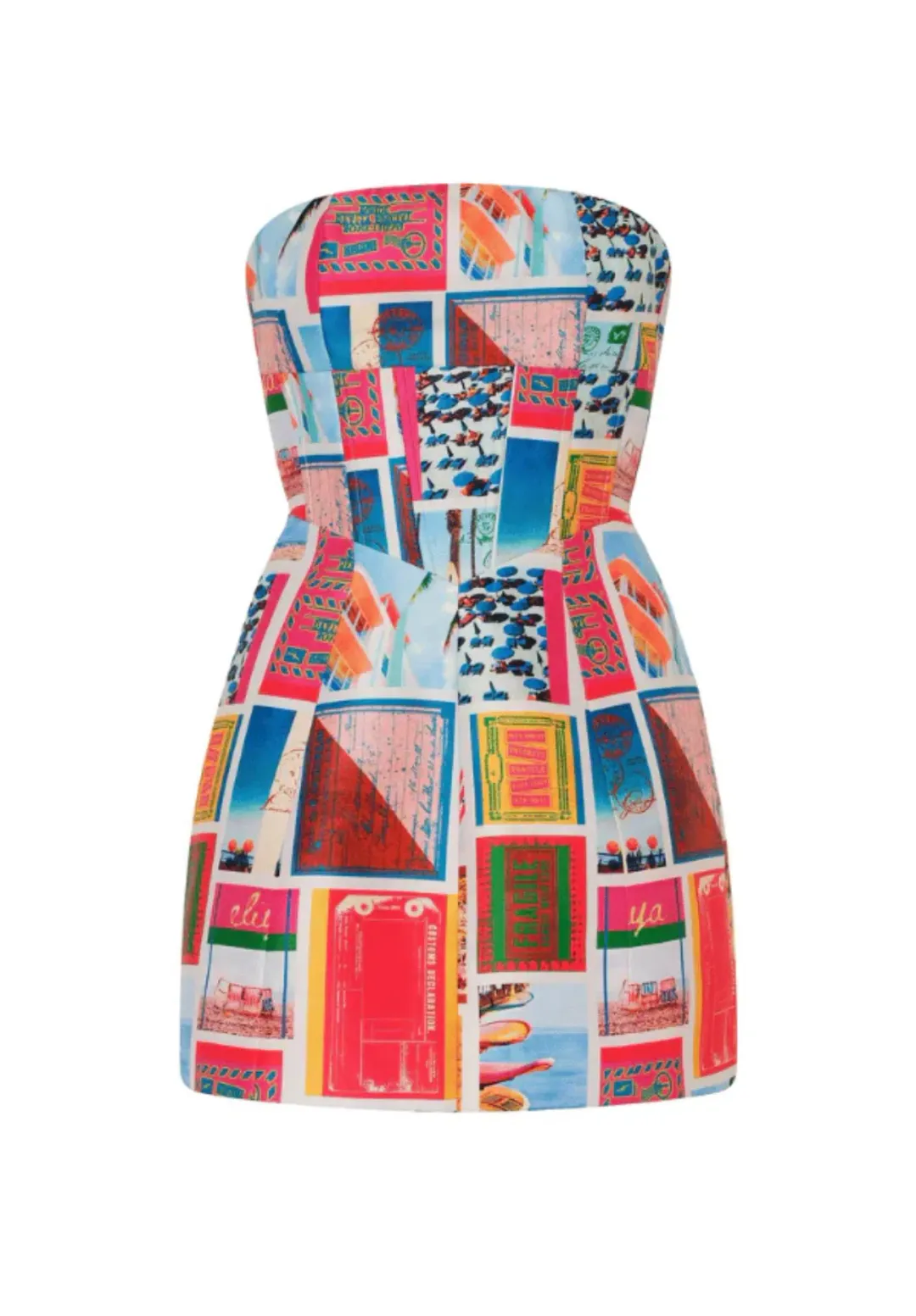 Eliya the Label Messina Mini Dress Vacanza Print Size XS / AU 6 for rent on The Volte - main image