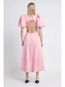 Aje Serendipity Cut Out Dress Pink Musk Size AU 8  for rent on The Volte - image 2