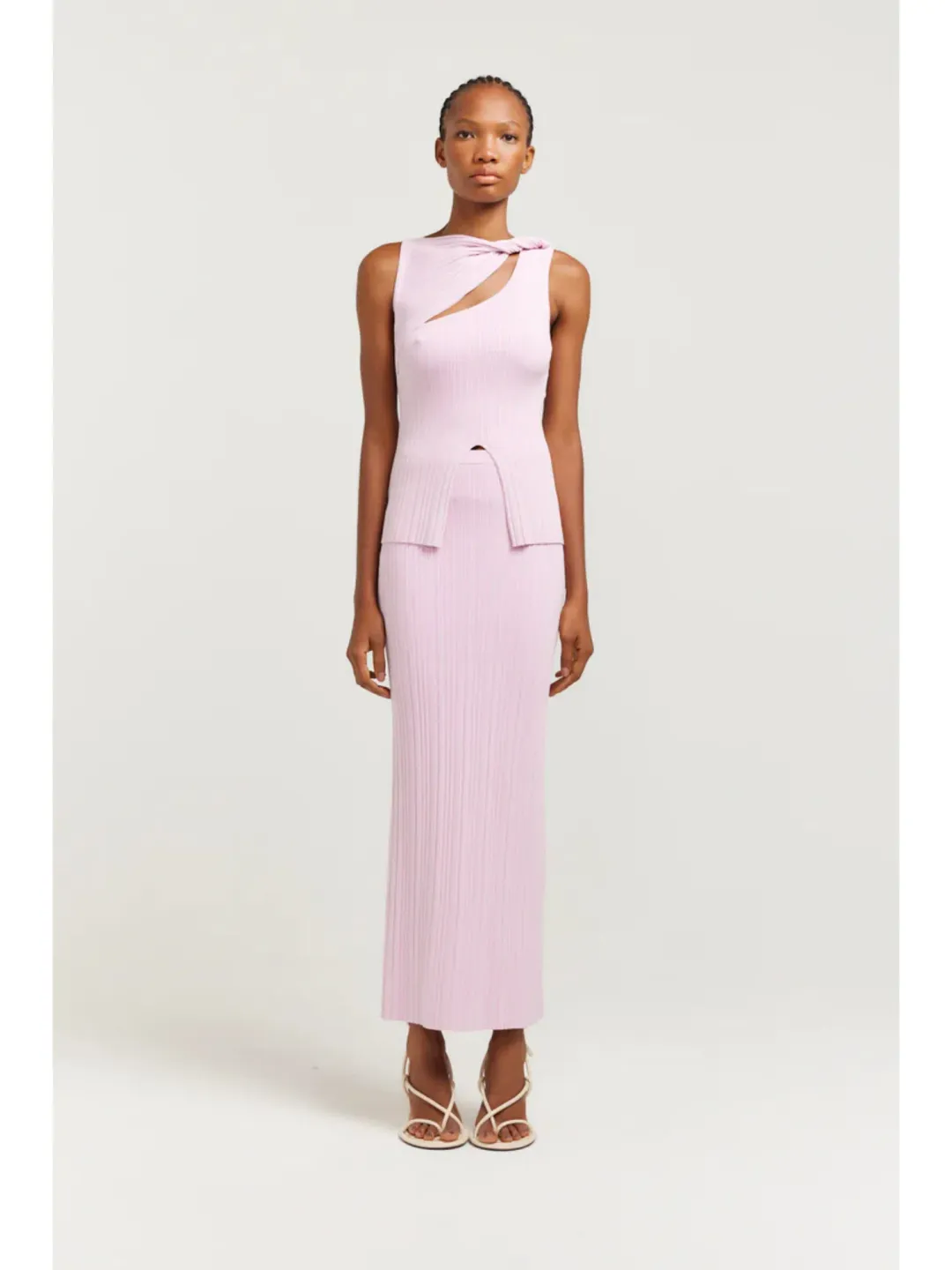 Henne Romme Knit Set In Musk Size AU 8 for rent on The Volte - main image