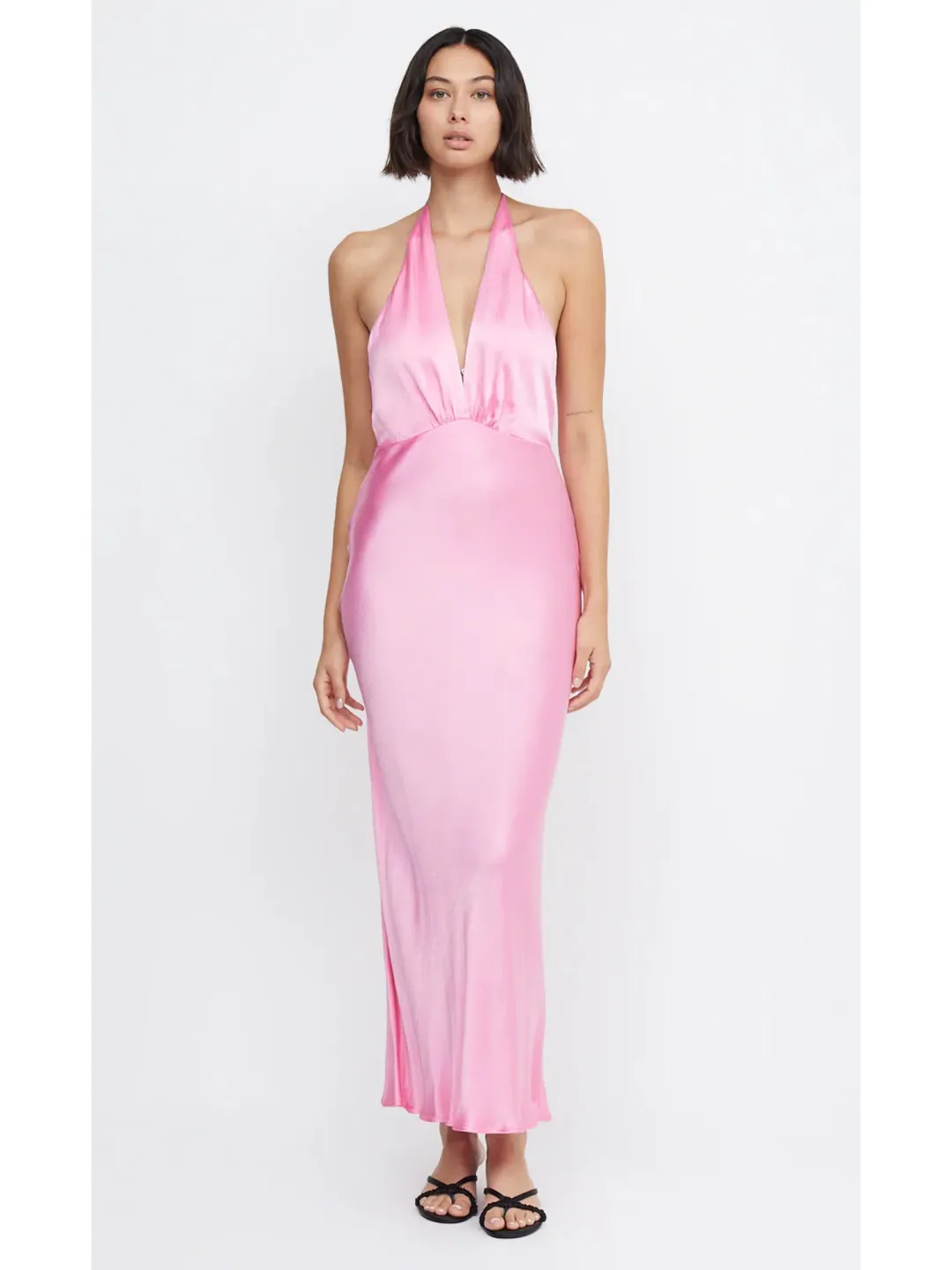 Bec & Bridge Candy Indi Halter Maxi Dress in Pink Size AU 8 for rent on The Volte - main image