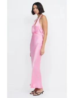 Bec & Bridge Candy Indi Halter Maxi Dress in Pink Size AU 8 for rent on The Volte - image 2