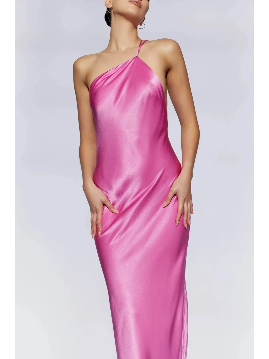 Meshki Alena Gown in Pink Size Small / AU 8 for rent on The Volte - main image