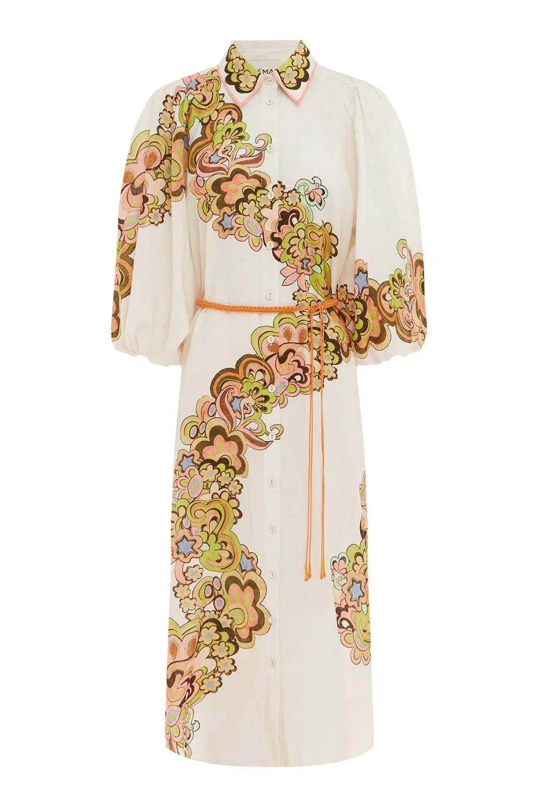 Alemais Starscape Shirtdress Print Size 14 for rent on The Volte - main image