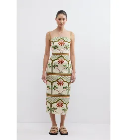 Pasduchas Vida Midi Dress Fiesta Size 10 for rent on The Volte - image 1