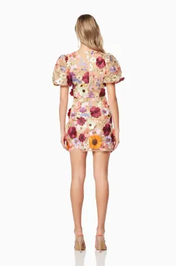 Elliatt Rosalind Mini Dress 3D Floral Size L/Au 12 for rent on The Volte - image 3