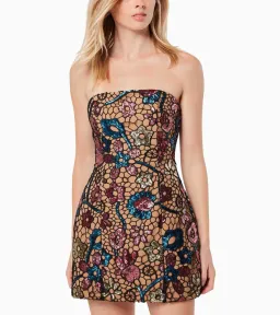 Elliatt Sweetness Dress Sequin Lace Size S/Au 8 for rent on The Volte - image 3