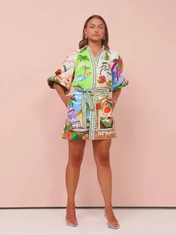 Alemais Paradiso Mini Dress Multi Size 8 for rent on The Volte - image 2