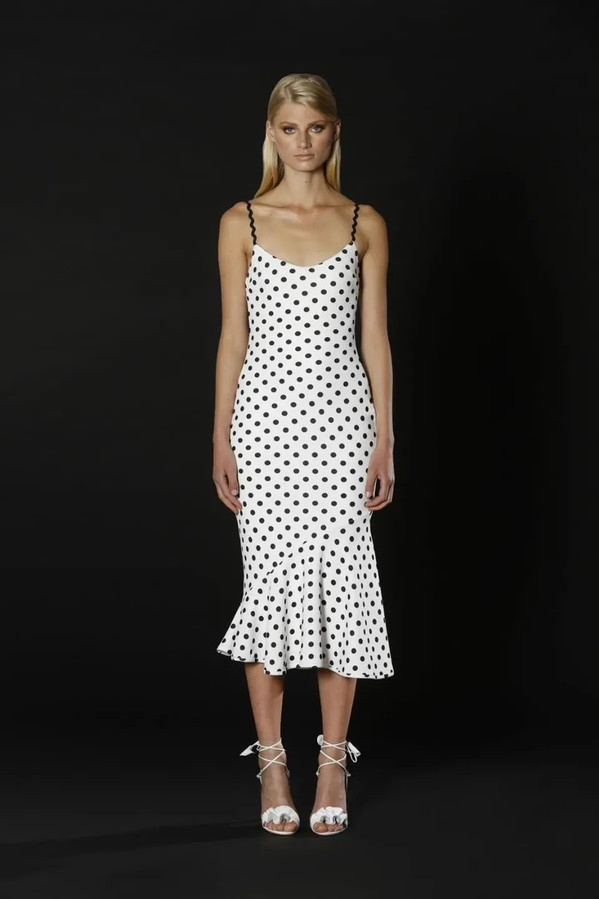 By Johnny Polka Slip Dress Print Size 6 for rent on The Volte - main image