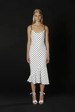 By Johnny Polka Slip Dress Print Size 6 for rent on The Volte - image 1