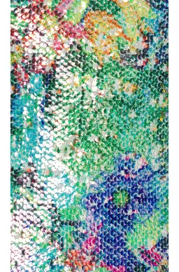 Alexis Aiya Midi Rainbow Sequin Dress in Multi Size Small / AU 8 for rent on The Volte - image 4