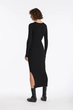Sir The Label Celina Midi Dress Black Size 2 / AU 10 / M for rent on The Volte - image 3