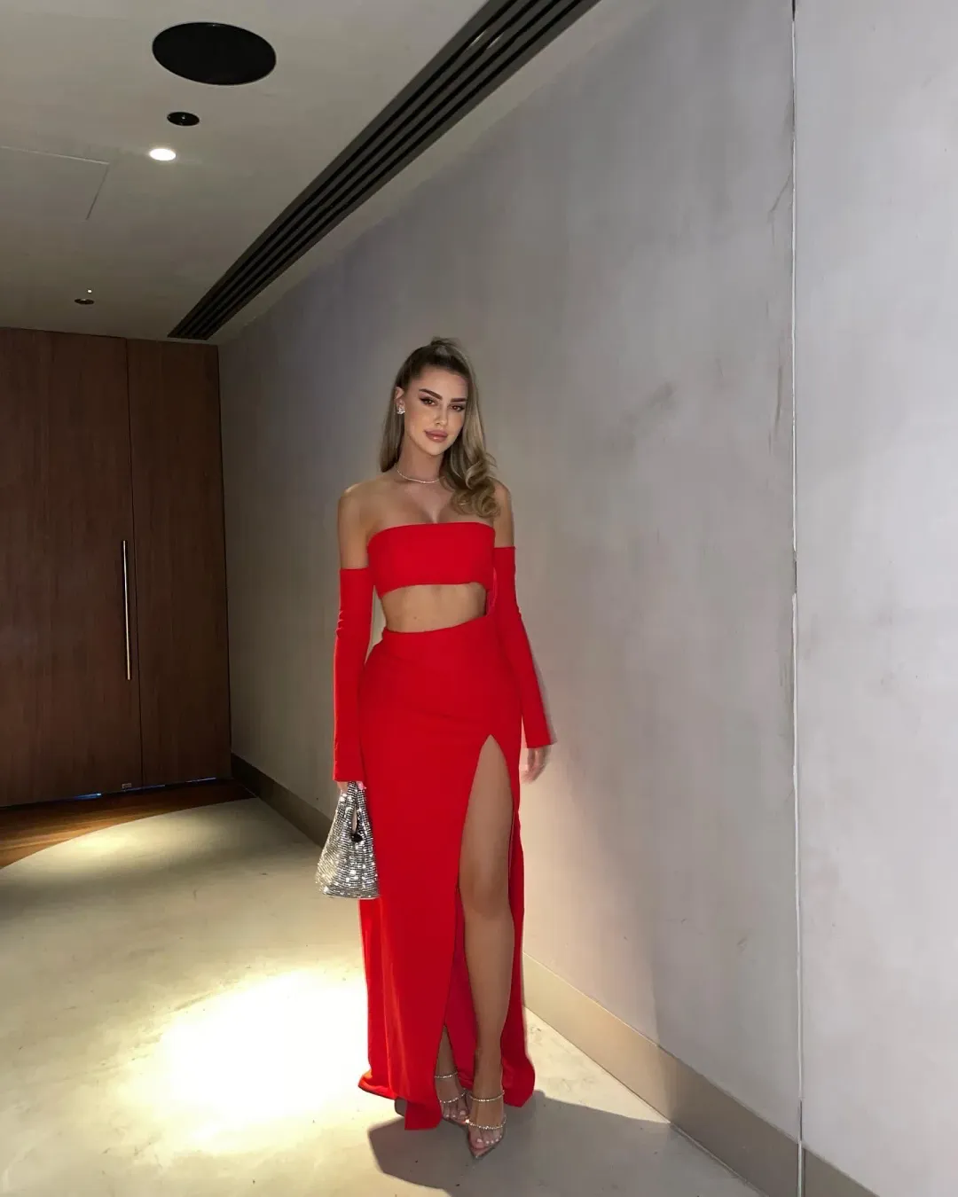 Effie Kats Hall of Fame Gown Red Size XS / AU 6 for rent on The Volte - main image