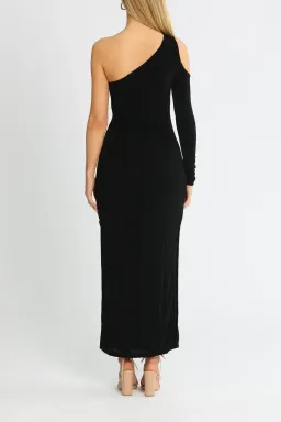 Suboo Beth One Shoulder Maxi Dress in Black Size 12 for rent on The Volte - image 3