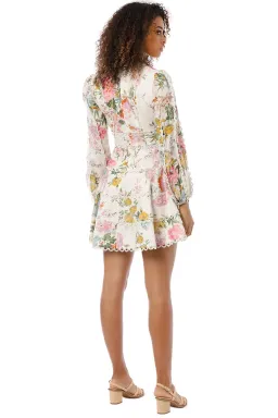 Zimmermann Heathers Flounce Short Dress Floral Size 10 AU for rent on The Volte - image 3