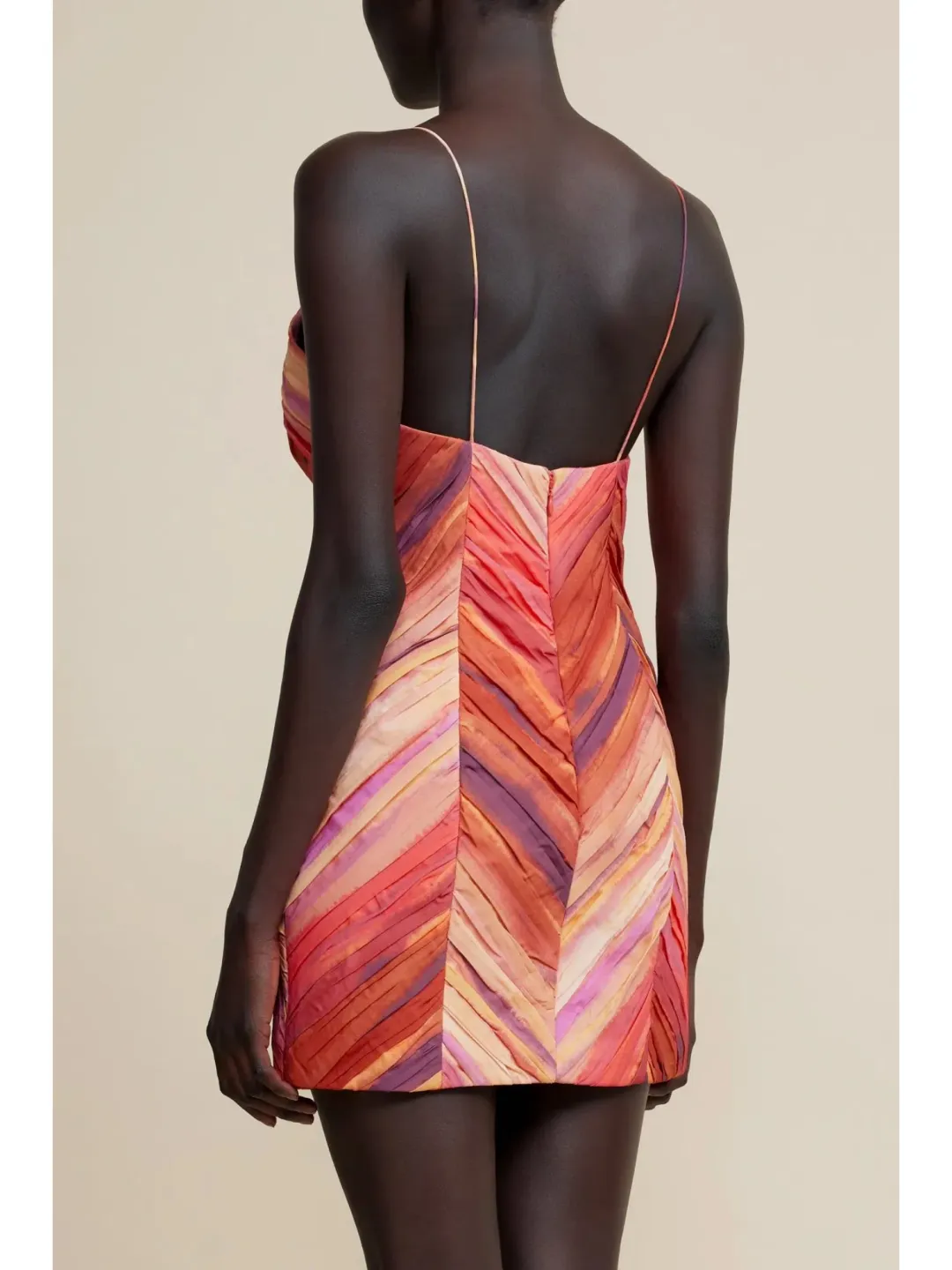 Acler Marley Mini Dress in Watercolour Horizon Size AU 12 for rent on The Volte - main image