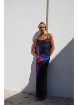 Rat & Boa Midnight Lily Floral Slip Dress Print Size AU 8 for rent on The Volte - image 4