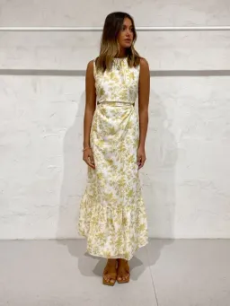 Sir The Label Sir The Label Clementine Cut Out Gown in Ivory Clementine Size AU 10 for rent on The Volte - image 3