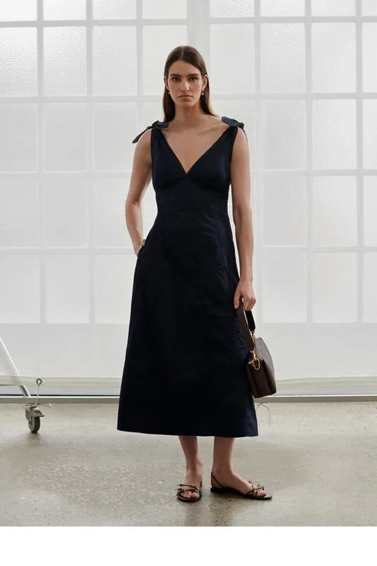 Oroton Bodice Sundress North Sea Size 6 for rent on The Volte - main image