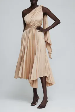 Acler Kalora Dress In Golden Size 10 for rent on The Volte - image 1