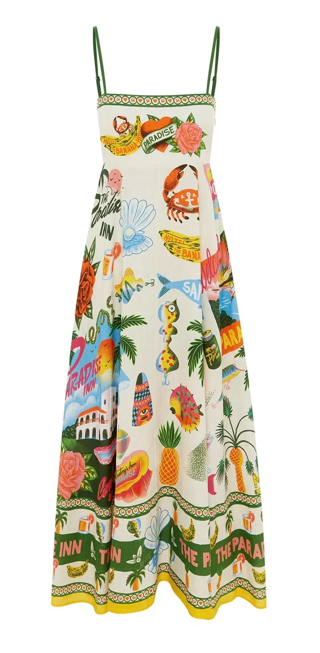 Alemais Paradiso Sundress Print Size 16  for rent on The Volte - main image