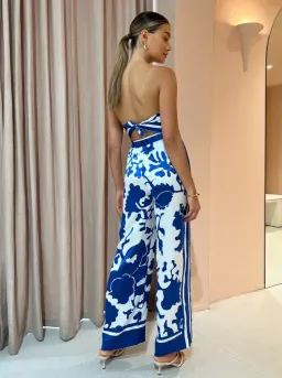 Sir The Label Esme Pant And Scarf Top Set Blue Size 8 for rent on The Volte - image 2