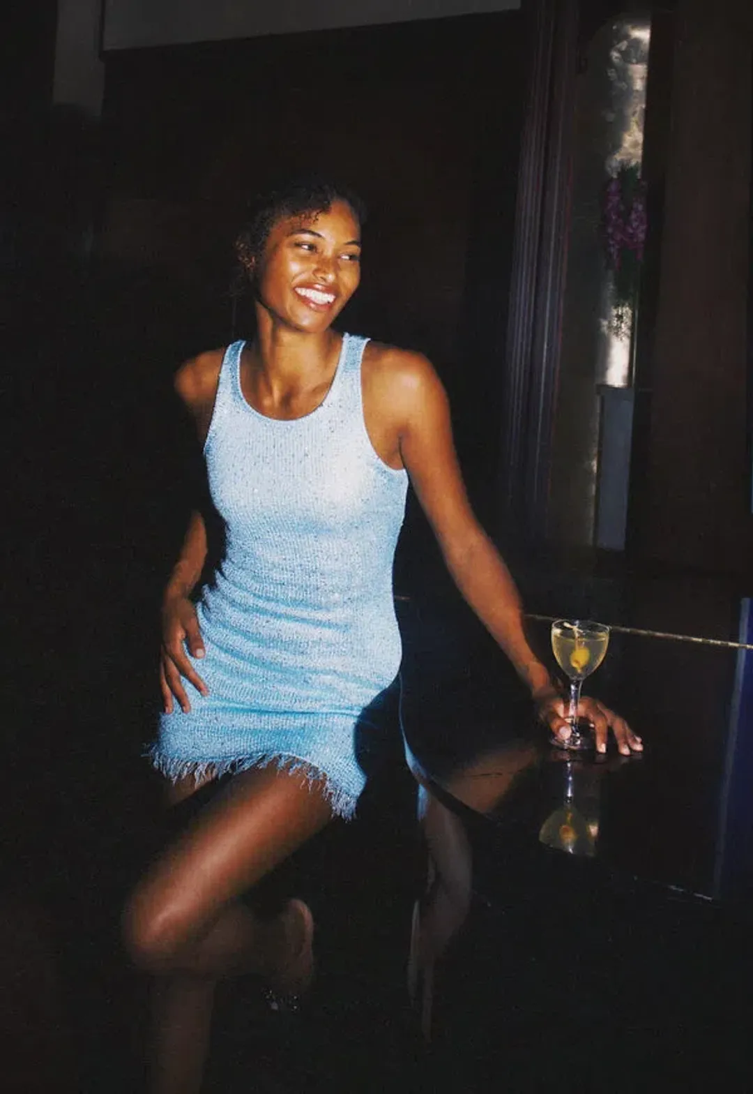 Asta Resort Natalia Mini Dress in Blue Size XS/Au 6 for rent on The Volte - main image