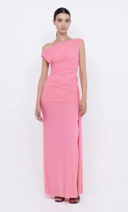 Bec & Bridge Kailani Asym Dress Grapefruit Pink Size 6 for rent on The Volte - image 4
