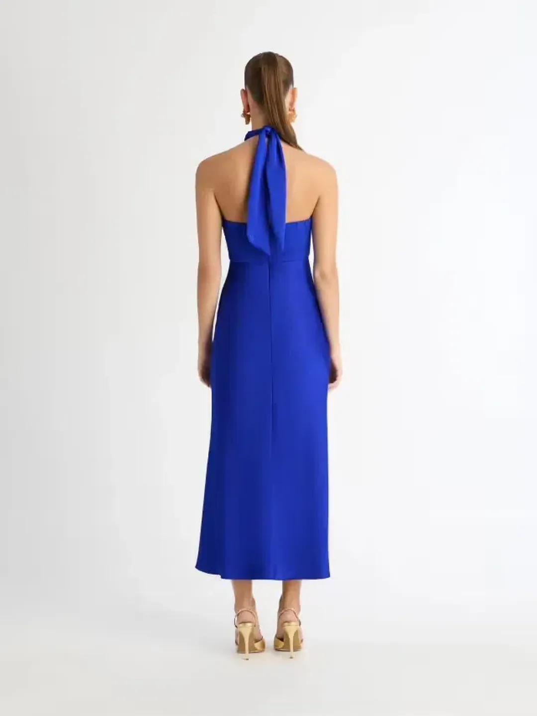 Sheike Jasmine Midi Dress Cobalt Blue Size 6  for rent on The Volte - main image