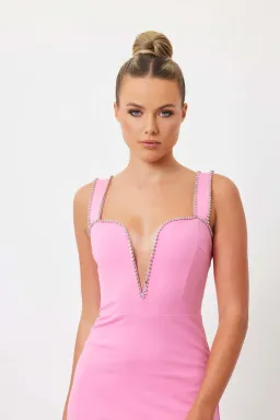 Bianca and Bridgett Scarlett Maxi Dress Pink Size 8  for rent on The Volte - image 3