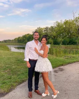 Rosie Etienne Fleur Dress White Size 10 for rent on The Volte - image 5