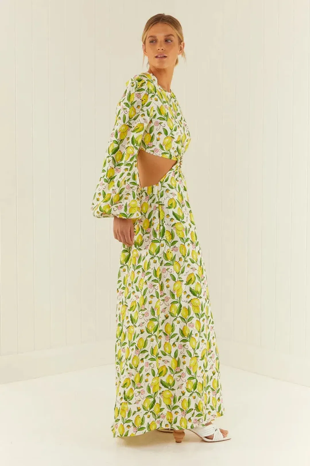 Palm Noosa Domino Dress Lemons Size 10 for rent on The Volte - main image