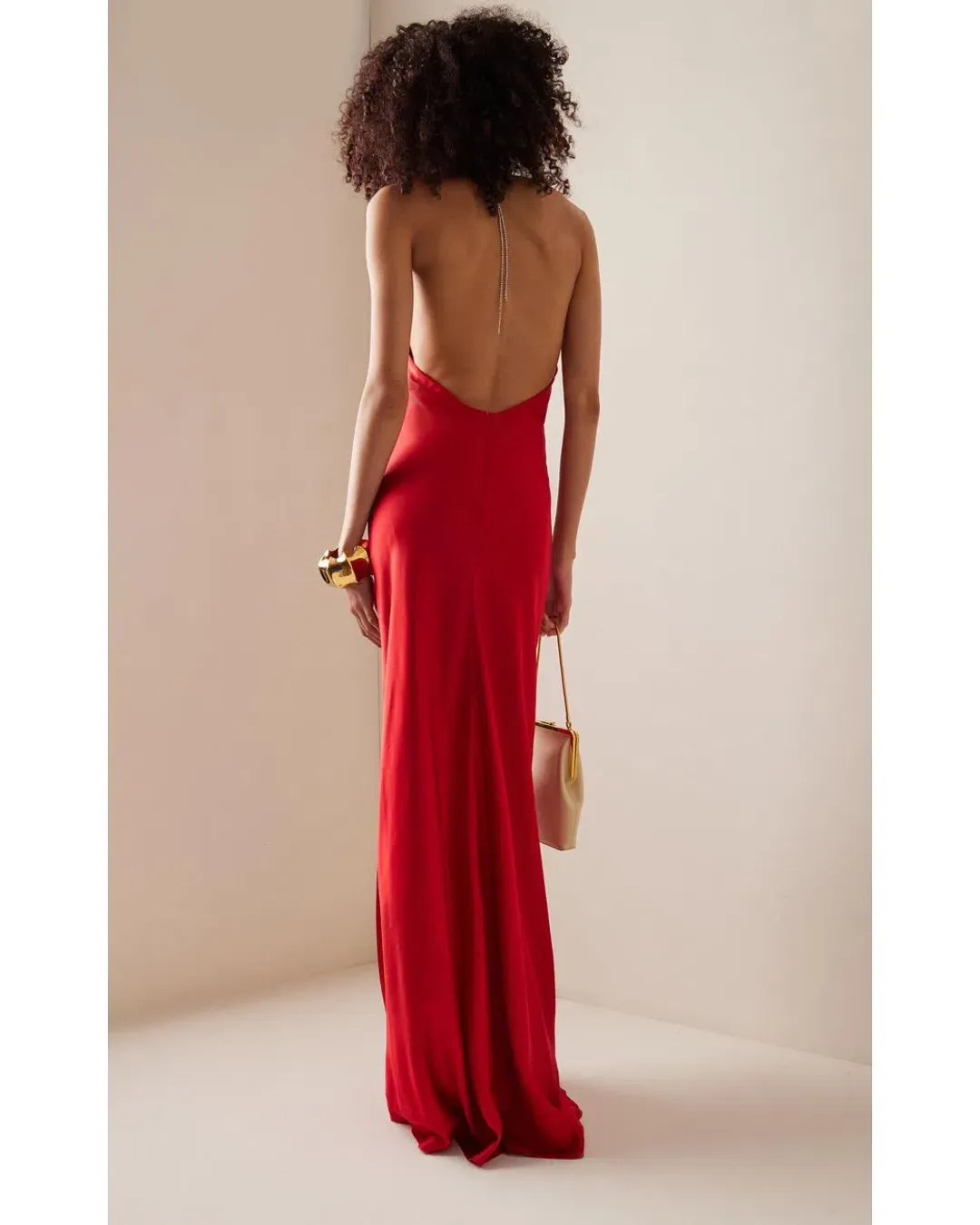 Rachel Gilbert Rozalia Cutout Dress Red Size 8 for rent on The Volte - main image