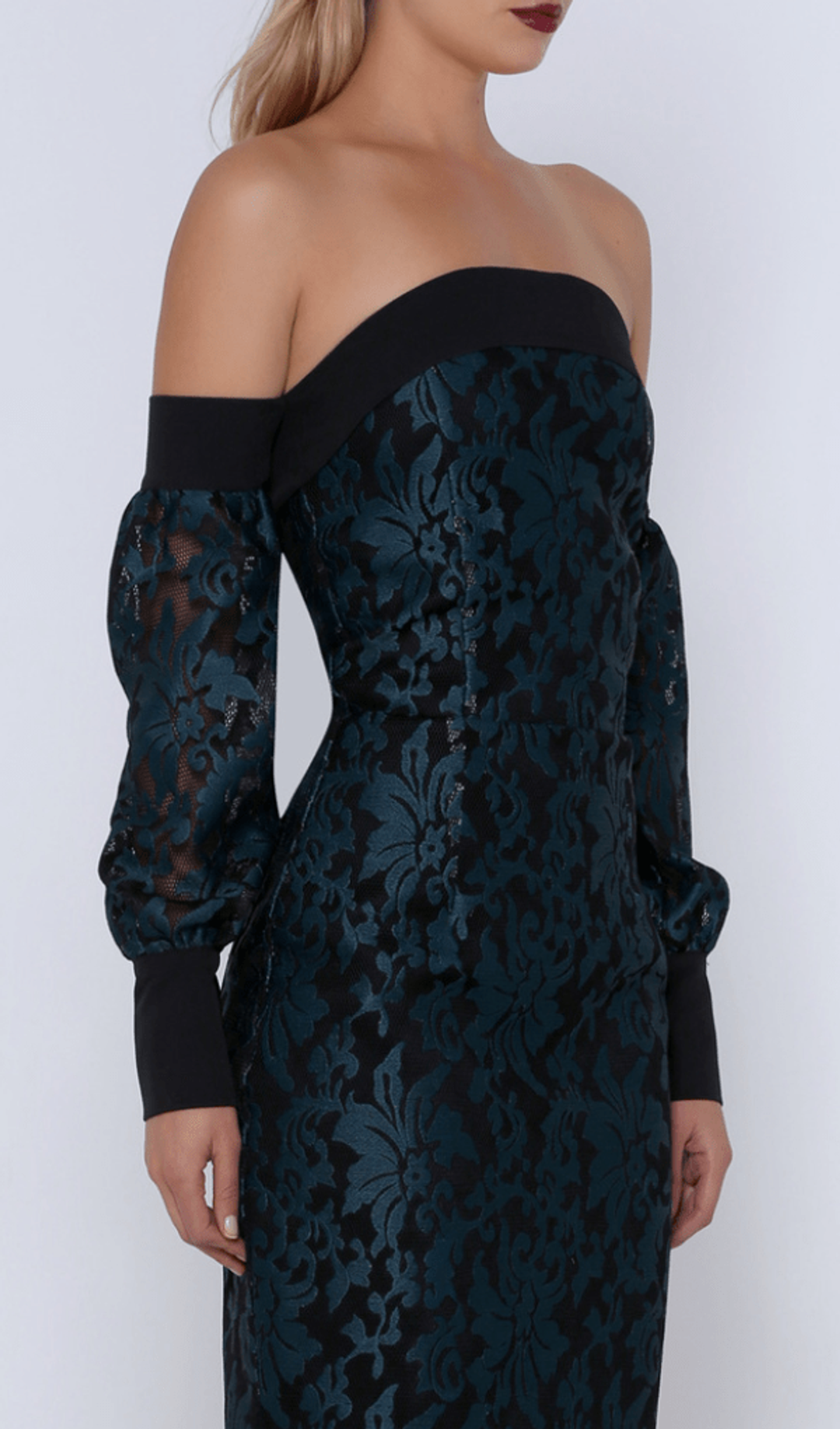 Premonition Florica Long Sleeve Green Dress size 10 for rent on The Volte - main image