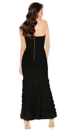 Premonition Odile Evening Dress Black 8 for rent on The Volte - image 2