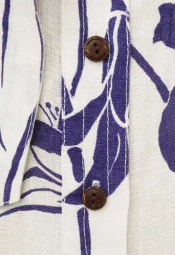 Zimmermann Acadian Cuffed Playsuit Ivory/Blue Floral Size 0 / AU 8 for rent on The Volte - image 5