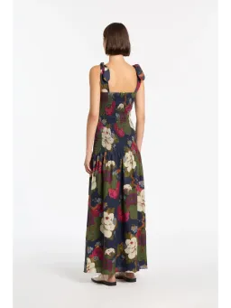 Sir The Label Francesca Shirred Maxi Dress Garcia Floral Print Size 1 / AU 8 for rent on The Volte - image 3