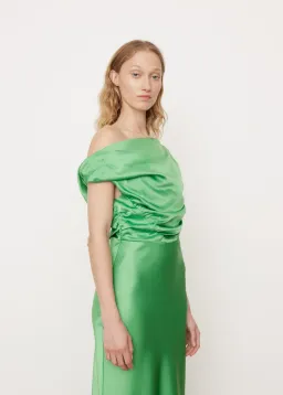 Paris Georgia Davie Dress in Basil Size XS / AU 6 for rent on The Volte - image 4